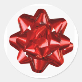 Adesivo Redondo Fita vermelha/Arco Envelope Selo/Adesivo