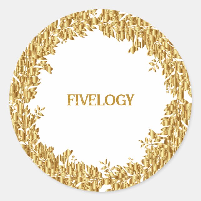 Adesivo Redondo Fiveologia (Frente)