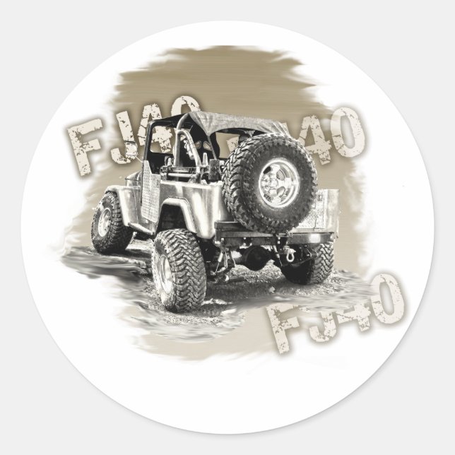 ADESIVO REDONDO FJ40 (Frente)