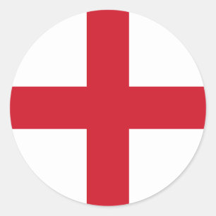 Adesivo Redondo Flag of England Sticker