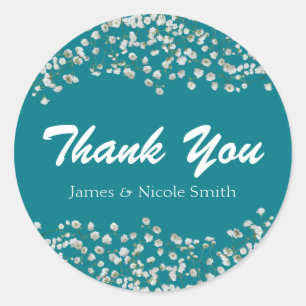 Adesivo Redondo Flamentação respiratória do bebê ESCOLHA SUA PRÓPR