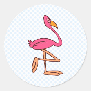 Adesivo Redondo Flamingo de Francisco