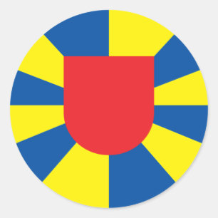Adesivo Redondo flanders ocidental, Bélgica