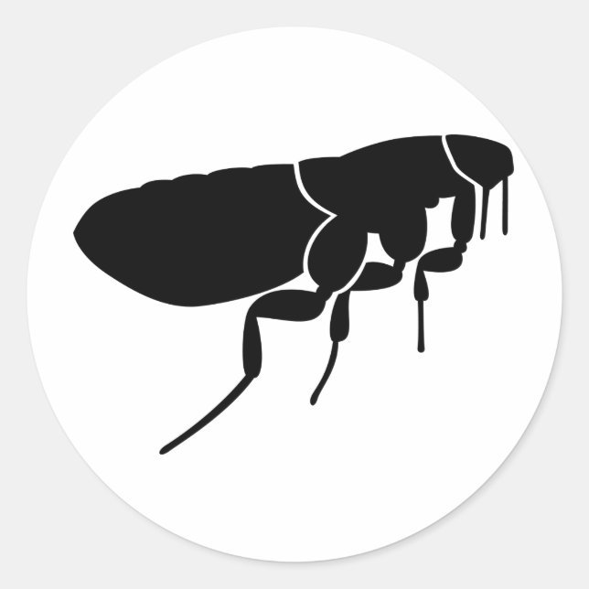 Adesivo Redondo Flea (Frente)