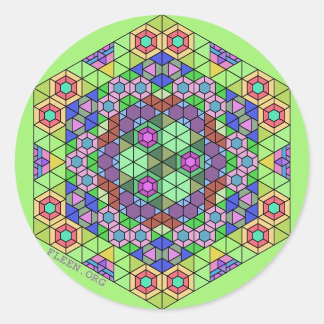 Adesivo Redondo Flen Sticker nº 4 (Frente)