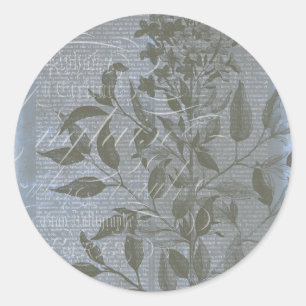 Adesivo Redondo Fleur de Bleu I