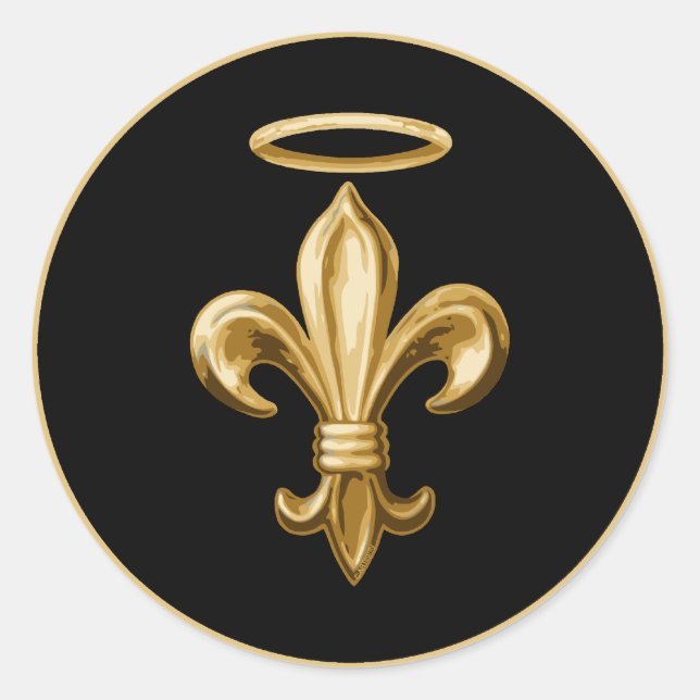 Adesivo Redondo Fleur de Halo (Frente)