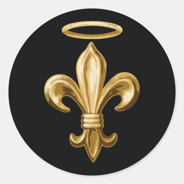 Adesivo Redondo Fleur de Halo (Frente)