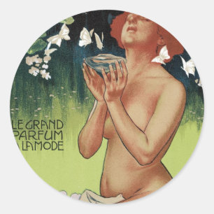 Adesivo Redondo Fleurs de Musse