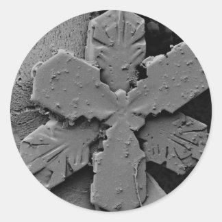 Adesivo Redondo Floco de neve