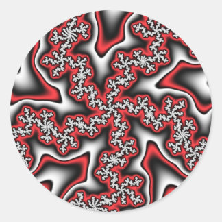 Adesivo Redondo Flocos de neve se foram