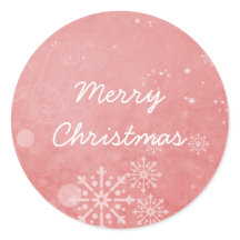 Flocos de neve vermelhos turvos