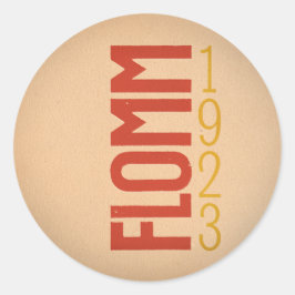 ADESIVO REDONDO FLOMM 1923