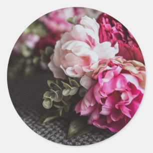 Adesivo Redondo Flor