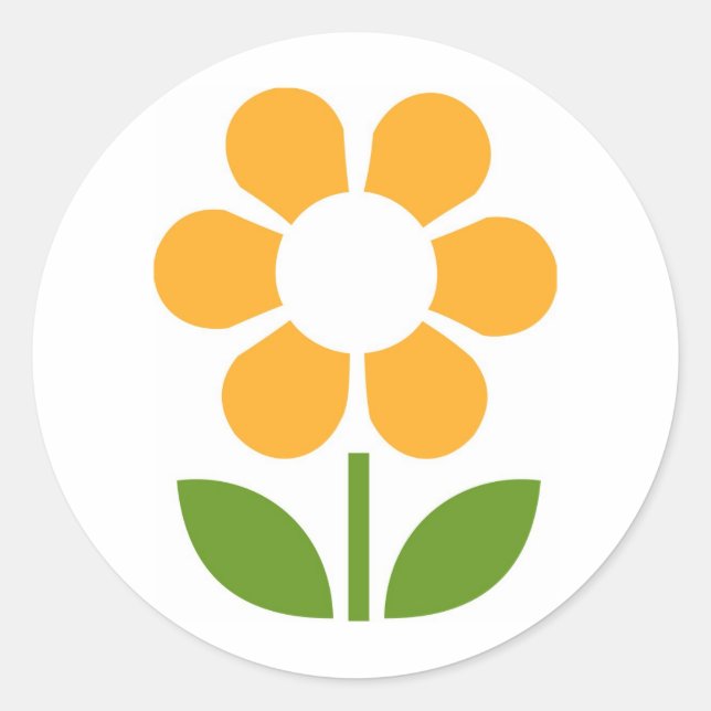 Adesivo Redondo Flor (Frente)