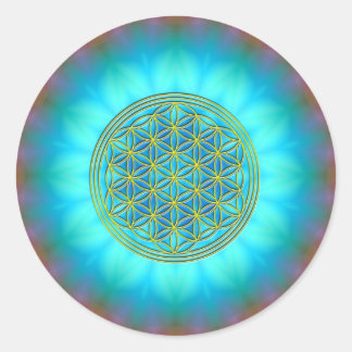 Adesivo Redondo Flor a vida motivo 11