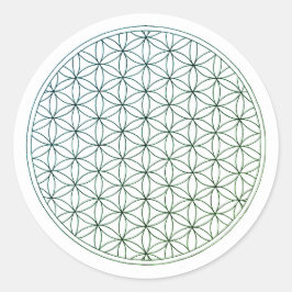 Adesivo Redondo Flor de la Vida Calca
