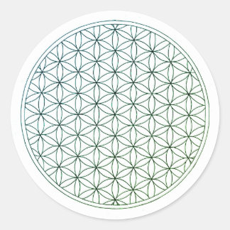 Adesivo Redondo Flor de la Vida Calca