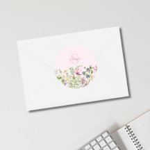 Flor Floral Personalizada Flor de Cor-de-Rosa Selv