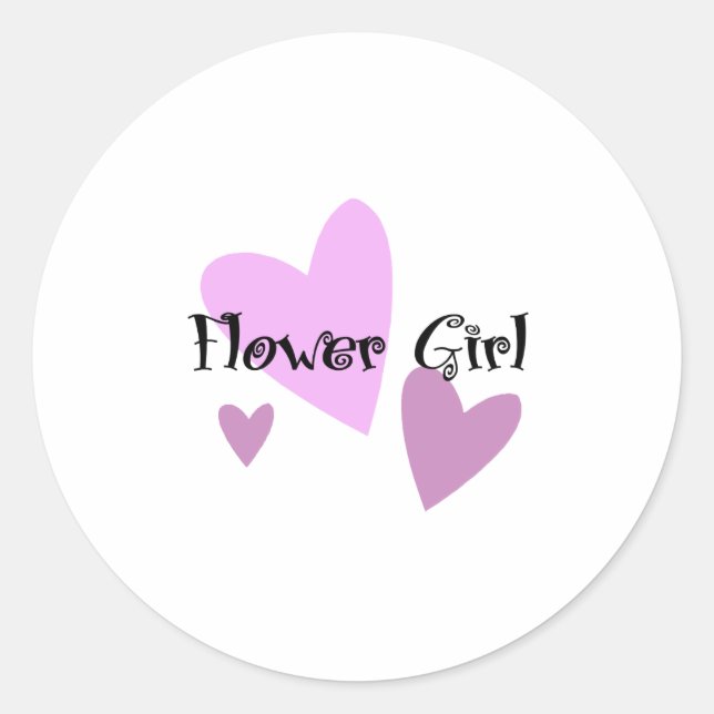 Adesivo Redondo Flor Girl (Frente)