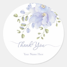 Adesivo Redondo Flor macia púrpura