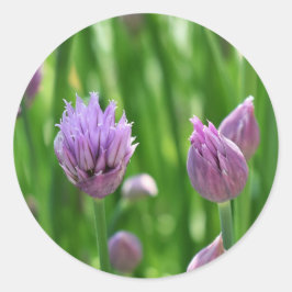 Adesivo Redondo Flor Roxo - Flor
