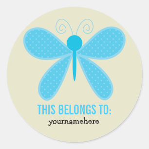 Adesivo Redondo Flor Super Bonita PERTENCE A Vinhetas