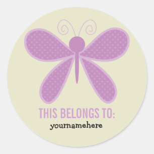 Adesivo Redondo Flor Super Bonita PERTENCE A Vinhetas