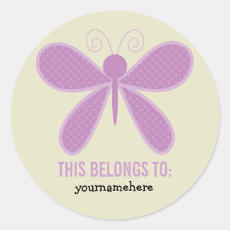 Adesivo Redondo Flor Super Bonita PERTENCE A Vinhetas