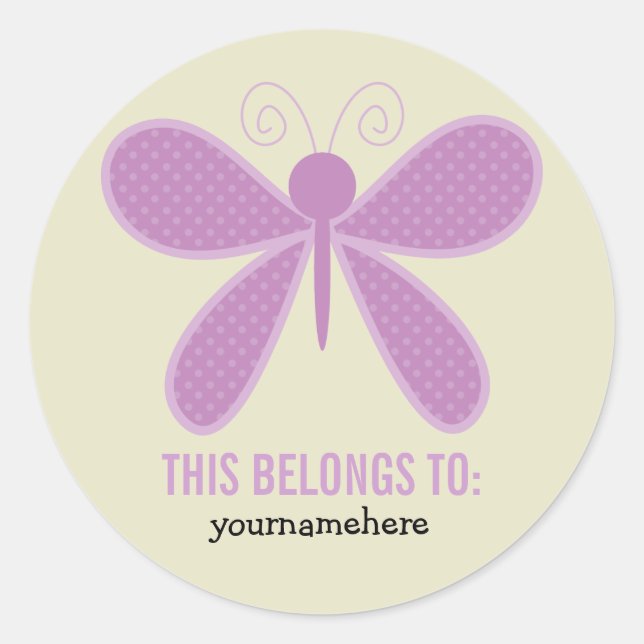 Adesivo Redondo Flor Super Bonita PERTENCE A Vinhetas (Frente)