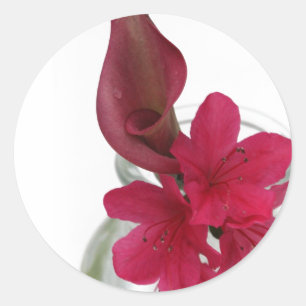 Adesivo Redondo floral