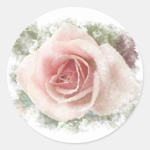Adesivo Redondo Floral