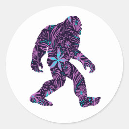 ADESIVO REDONDO FLORAL BIGFOOT