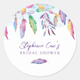 Adesivo Redondo Floral Moderna