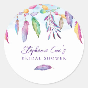 Adesivo Redondo Floral Moderna