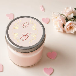 Adesivo Redondo Floral Rústico Atemporal