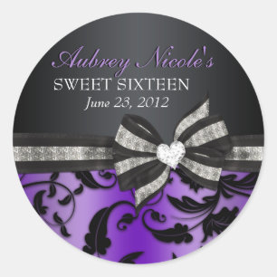 Adesivo Redondo Floral Swirl Sweet Six Sticker