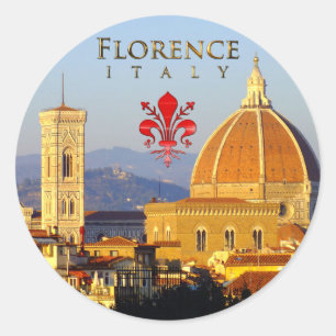 Adesivo Redondo Florença - Santa Maria del Fiore