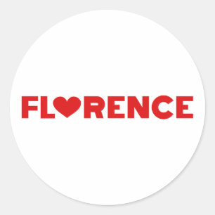 Adesivo Redondo Florence Love