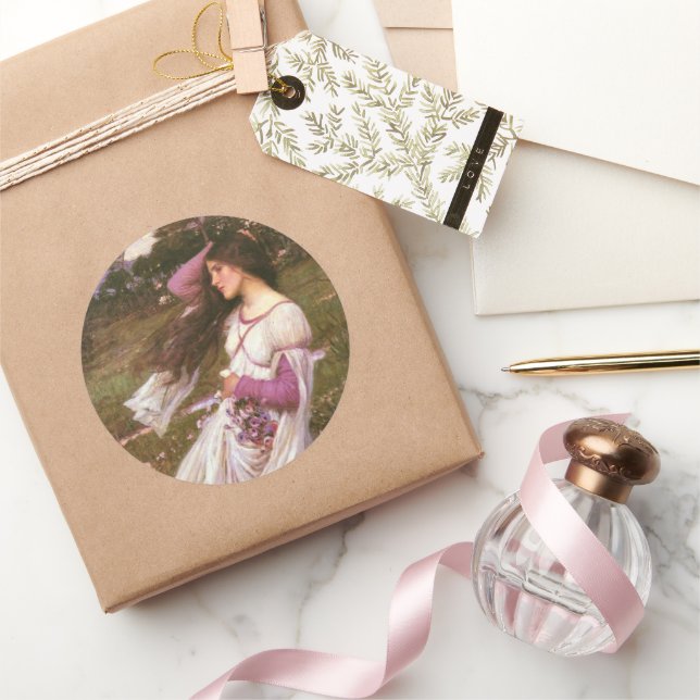 Adesivo Redondo Flores (Presentear)