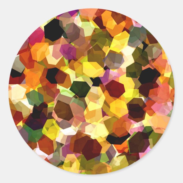 ADESIVO REDONDO FLORES (Frente)