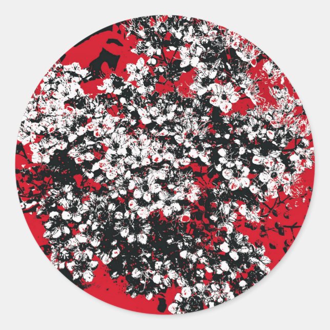 ADESIVO REDONDO FLORES (Frente)