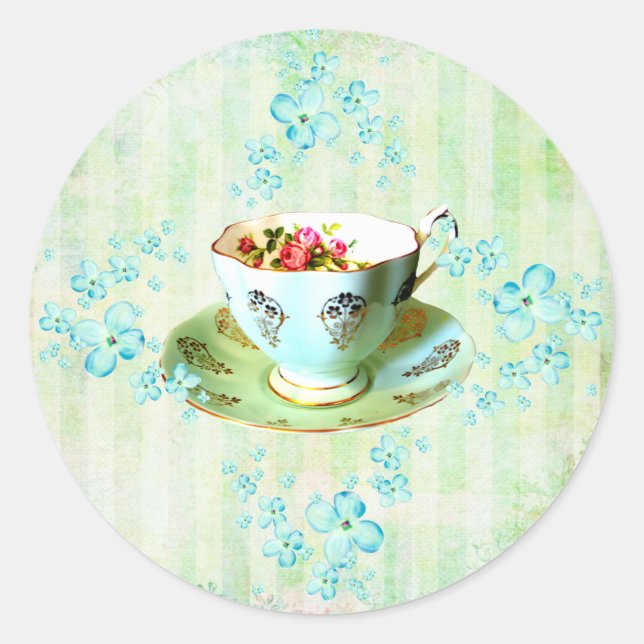 Adesivo Redondo Flores/Batidas (Frente)