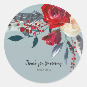 Adesivo Redondo Flores buquês para todas as ocasiões