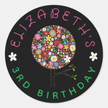 Flores Coloridas e Caprichosas da Primavera Árvore