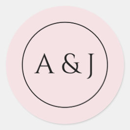 Adesivo Redondo Flores Cor-de-Rosa e Lanternas