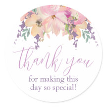 Flores De Aquarela Obrigado Aniversário