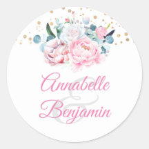 Flores de Aquarela Rosa | Peony Wedding