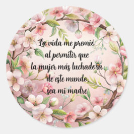Adesivo Redondo Flores, moderno elegante