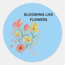 Florescendo Como Flores | Floral Aquarela